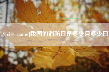 乐陵我国的消防日是多少月多少日