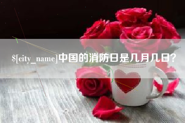 乐陵中国的消防日是几月几日？