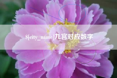 乐陵九宫对应数字