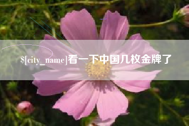 乐陵看一下中国几枚金牌了