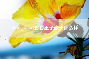 乐陵看看王子豪长什么样