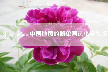 乐陵中国地图的简单画法小学生版