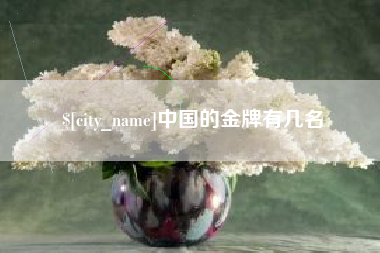 乐陵中国的金牌有几名