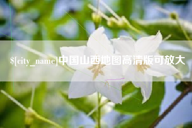 乐陵中国山西地图高清版可放大