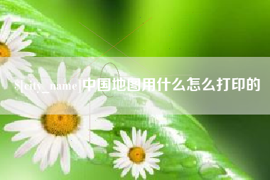 乐陵中国地图用什么怎么打印的