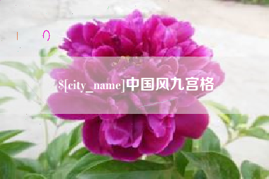乐陵中国风九宫格