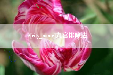 乐陵九宫排除法