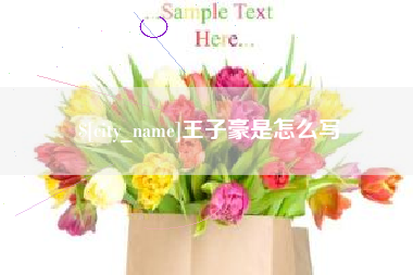 乐陵王子豪是怎么写