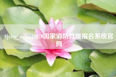 乐陵2020国家消防救援报名系统官网