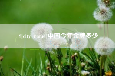 乐陵中国今年金牌多少