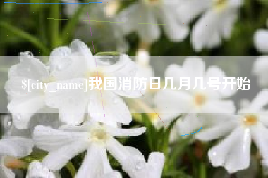 乐陵我国消防日几月几号开始