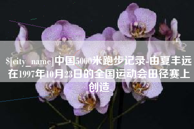 乐陵中国5000米跑步记录-由夏丰远在1997年10月23日的全国运动会田径赛上创造