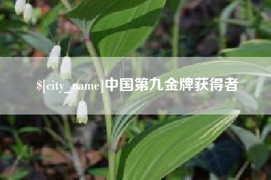 乐陵中国第九金牌获得者 乐陵中国第九金牌获得者