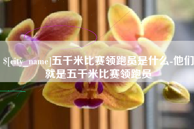 乐陵五千米比赛领跑员是什么-他们就是五千米比赛领跑员