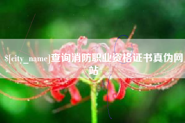 乐陵查询消防职业资格证书真伪网站