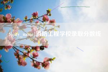 乐陵消防工程学校录取分数线