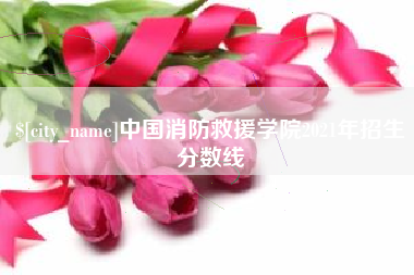 乐陵中国消防救援学院2021年招生分数线