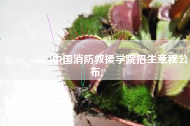 乐陵中国消防救援学院招生章程公布!